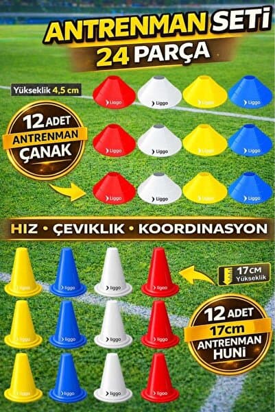 Liggo 12li Antrenman Hunisi 12li Antrenman Çanağı 24 Parça Antrenman Seti