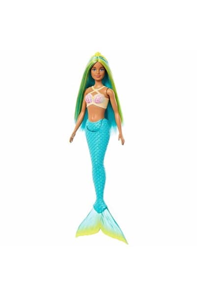 Barbie Dreamtopia Deniz Kızı Bebekler - Mavi Kuyruk Sarı Taç