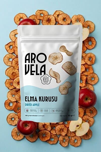 Arovela Arøvela - Jeotermal Kurutma Elma Kurusu 50 g / Geothermal Drying Apple 50 g