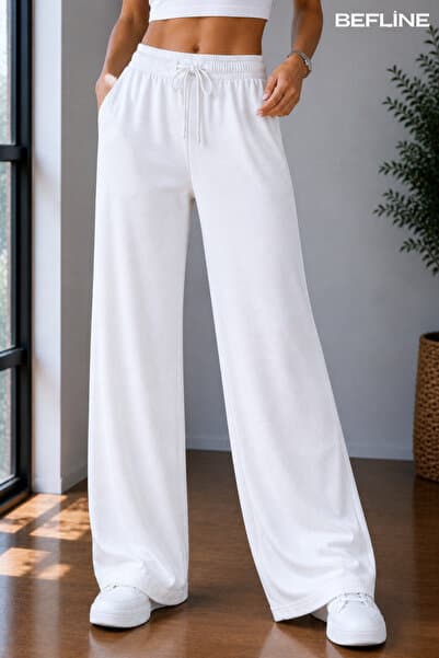 LAVİNİM Kadın Keten Oversize LooseFit Rahat Pantolon