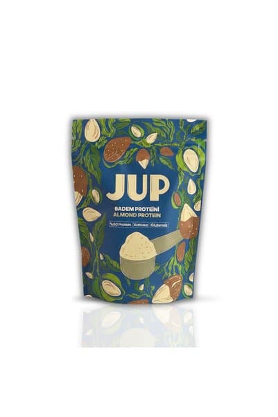 JUP FOOD 100% Badem Içerikli Bitkisel Protein Tozu / Yüksek Proteinli Badem Unu 240gr
