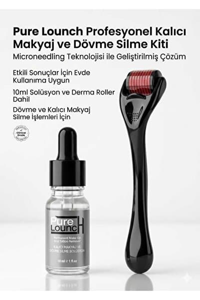 Purlounch Kalıcı Makyaj Kaş Silme Ve Dövme Silme Solüsyonu 10 ml