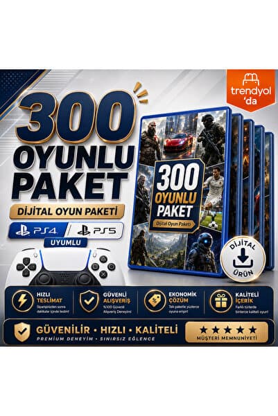 Genel Markalar 300 Oyunlu Premium Dijital Oyun Paketi | PS4 & PS5 Uyumlu