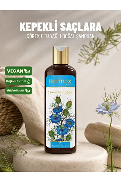 Hekimzade Hairmax Şampuan - Çörek Otu Yağlı Doğal Şampuan - Kepekli Saçlara Özel Formül - P.h 5.5 400ml