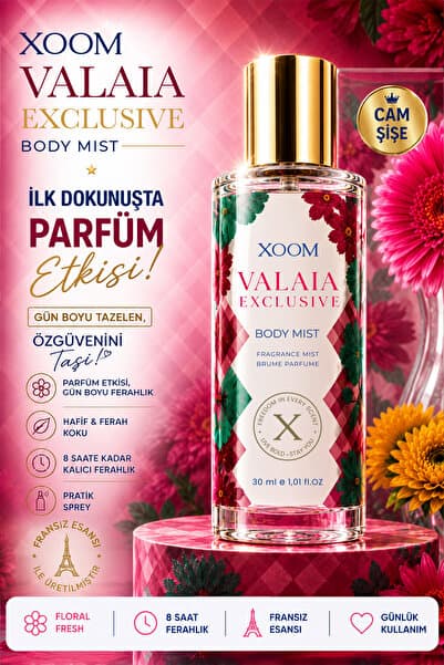 Xoom Valaia Exclusive Body Mist 30 ML - Gün Boyu Tazelik