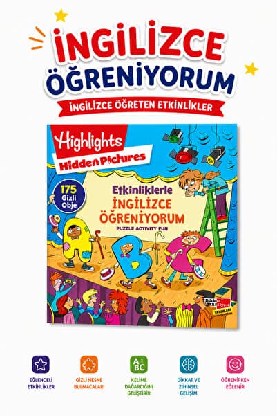 Dikkat Atölyesi Yayınları Etkinliklerle İngilizce Öğreniyorum