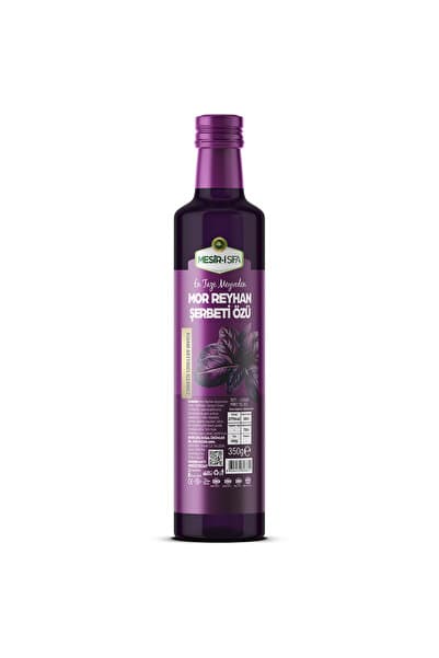 Mesirişifa Mor Reyhan Şerbeti Özü 350 g Yoğun Aromalı Geleneksel İçecek Konsantresi