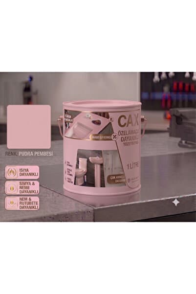 caxcolors CAX Dayanıklı Özel Yüzey Boyası 1 L - Su , Nem ve Isı Dayanımlı Fayans & Lavabo Boyası