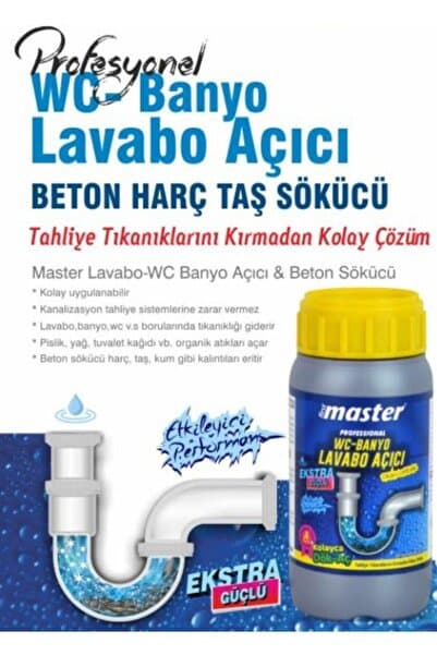 KL HOME LAVABO AÇIÇI SIVI - 1000GR- Harc Acıcısı 1KG