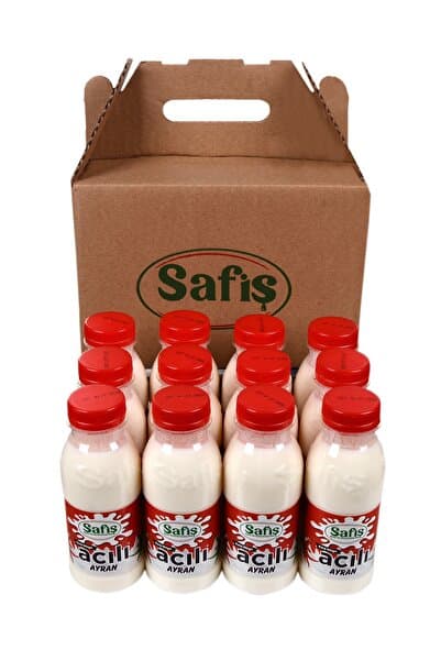 Safiş Ayran 275 ml Tam Yağlı Acılı 12 Adet