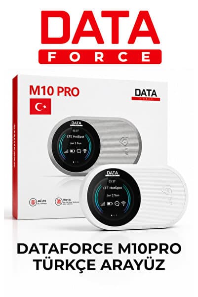 DataForce M10PRO 4G Taşınabilir Modem - WiFi 6 Hızı ve SMS Özelliği