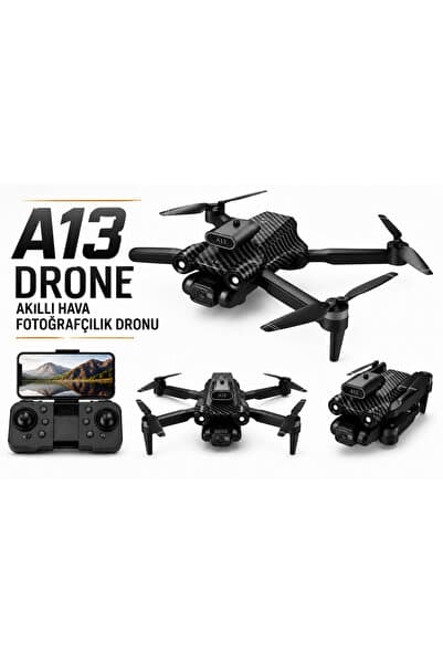 ATLT ATLANTİS A13 DRON 4K HD ÇİFT KAMERA OPTİK AKIŞ ENGEL KAÇINMA KATLANABİLİR UZAKTAN KUMANDALI RC DRONE