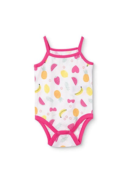 ebebek Hello Baby HelloBaby Kız Bebek Body Çıtçıtlı Bisiklet Yaka Kısa Kol