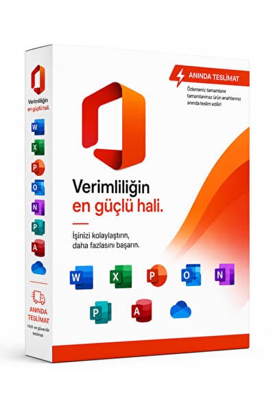 Softwear Office365 Word Excel Powerpoint Üyeliği | Süresiz | Garantili | Mac, Android, Pc | 5 Cihaz