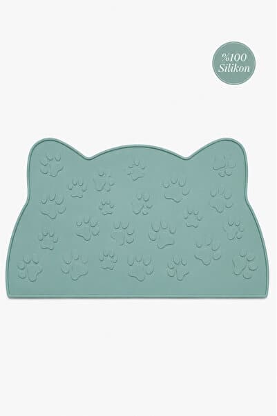 Siliconly %100 Silikon Kokusuz Plastik ve Pvc İçermez Kedi Beslenme Paspası Kedi Mama Matı