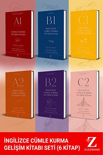 ZUGZWANG 6'lı İngilizce Cümle Kurma Gelişim Kitapları Set