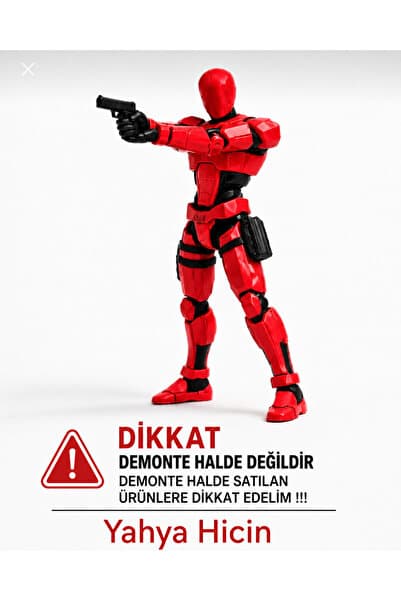 MODA 3D Baskı Koleksiyon Dummy Figür – Eklemli Pozlanabilir Model