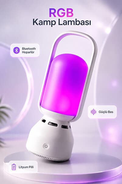 sudora Çok Renkli Bluetooth Müzikçalar & Gece Lambası