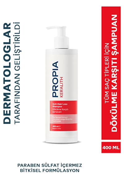 Propia Keralith Saç Dökülmesine Karşı Şampuan 400 ml | Dökülme Karşıtı Saç Bakım Şampuanı