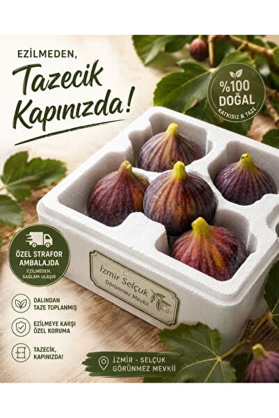 Genel Markalar Taze dalından koparılmış bursa karası yaş incir 1 kg İZMİR - SELÇUK ( 6 adet)