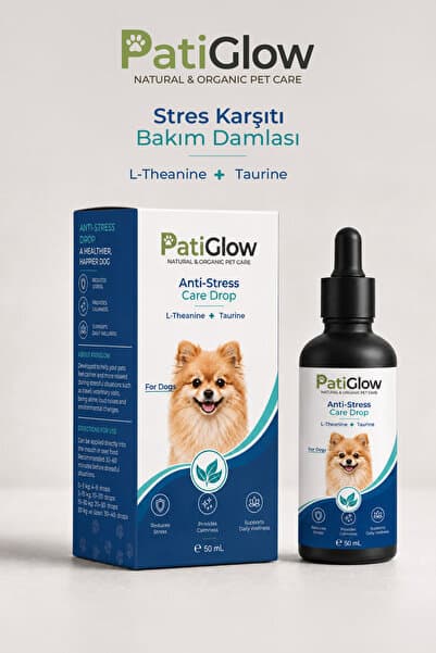 Pati Glow Köpekler İçin Sakinleştirici Rahatlatıcı Damla 50ml – Anti Stres & Relax, Doğal Gevşeme Takviyesi