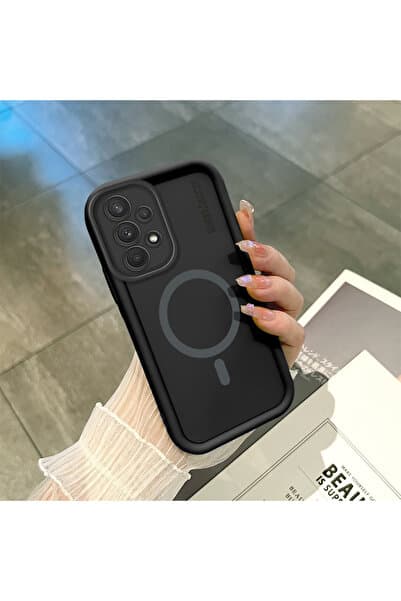 SLIMFELT Samsung Galaxy A32 4G Uyumlu Yüksek kaliteli basit daire silikon kılıf, aşınmaya dayanıklı kaplama