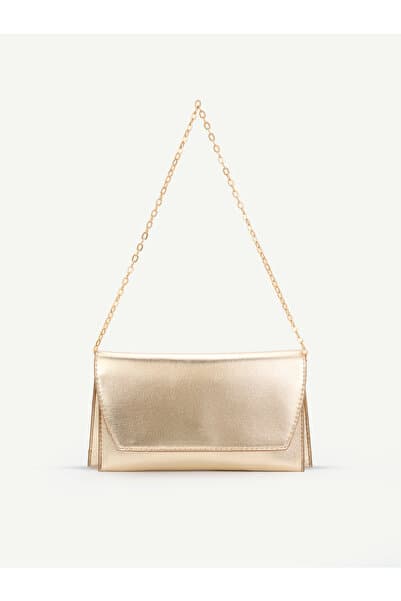 Nudia Sisi Zincir Askılı Mıknatıs Detaylı Zincir Askılı Kapaklı Kadın El ve Omuz Çantası – Şık Portföy Clutch