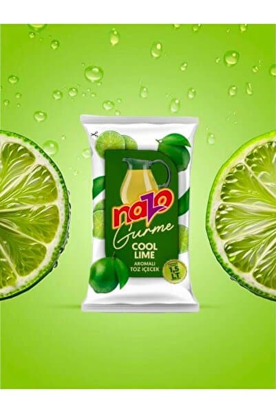 NAZO Gurme Cool Lime Aromalı Toz İçecek 24'lü