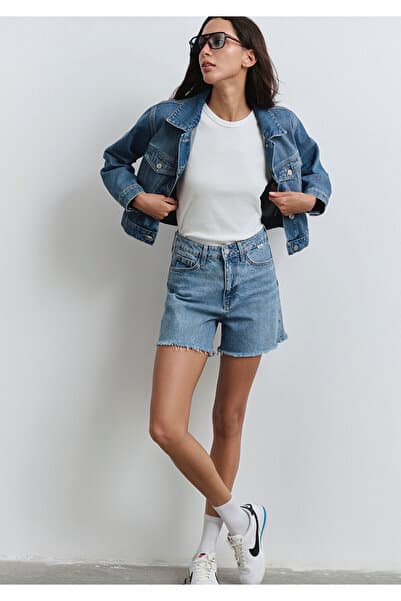 Mavi Millie 90lar Indigo Mavisi Jean Şort 1458987073
