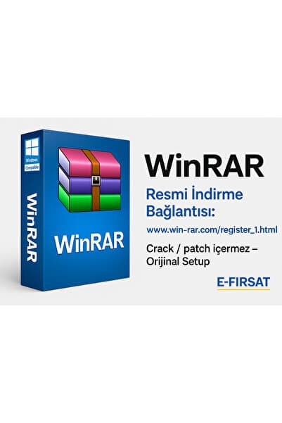 WinRAR 2026 Ömür Boyu Lisans Anahtarı 1 PC