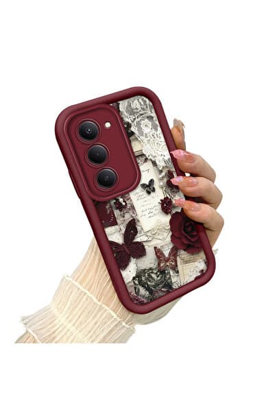 PATTERNOVA Redmi 15 4G/5G Uyumlu Yüksek Kaliteli Kurdele Sade Kılıf, Ferah Stil