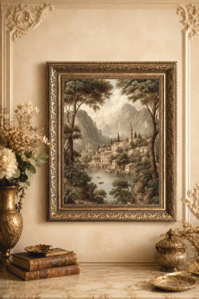 TekTablo Vintage Çerçeveli Tablo, Klasik Antik Çerçeveli Tablo Modelleri