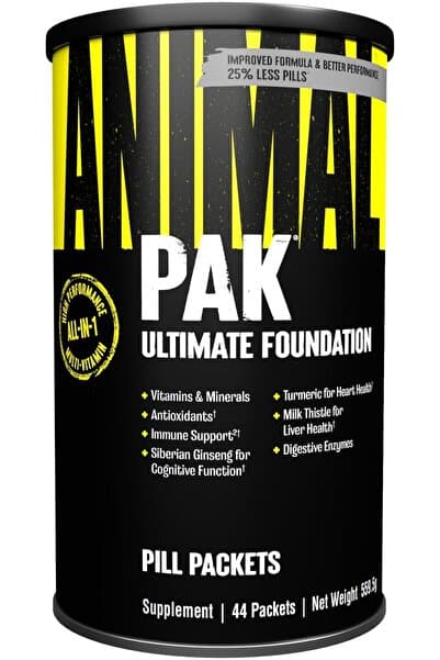 Animal Pak Ultimate Foundation 44 Packs Usa Menşeii DaphneLabs