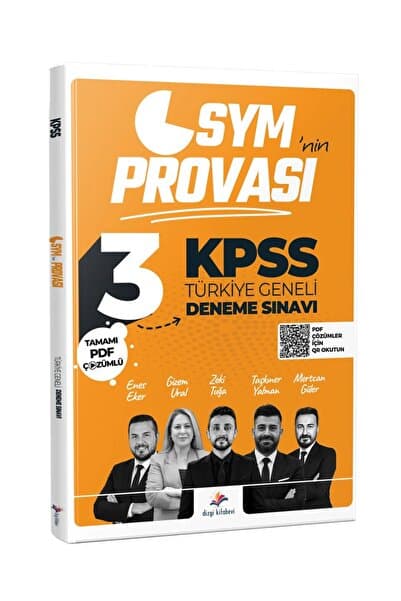 Dizgi Kitap 2026 KPSS ÖSYM'nin Provası Türkiye Geneli Tamamı PDF Çözümlü 3 Deneme Sınavı Zeki Tuğa, Enes Eker