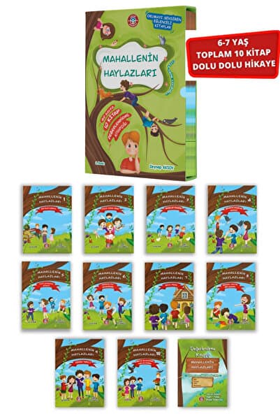 Çocuk Akademi Mahallenin Haylazları Dolu Dolu 10 Kitap Hikaye Serisi