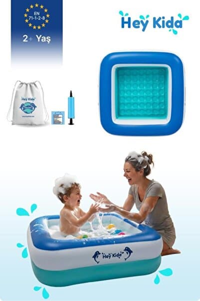 Heykida Swim Safe Kare Yüzme Havuzu 86x86x25cm
