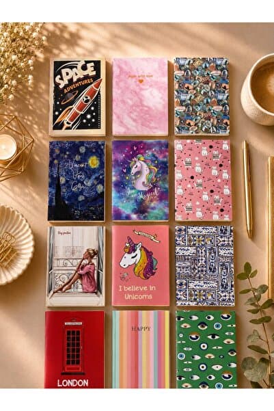 4nio 12'Lİ MİNİ NOT DEFTER SETİ