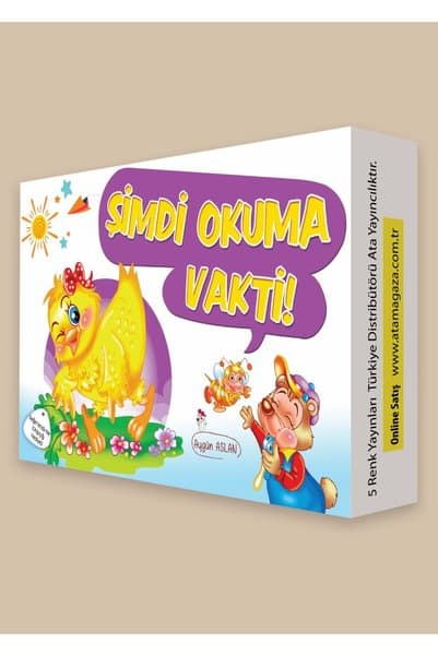 5 Renk Yayınları 1. Sınıflar İçin Şimdi Okuma Vakti 10 Kitaplık Kutulu Hikaye Kitabı Seti - İlk Okumayı Sevdiren - De