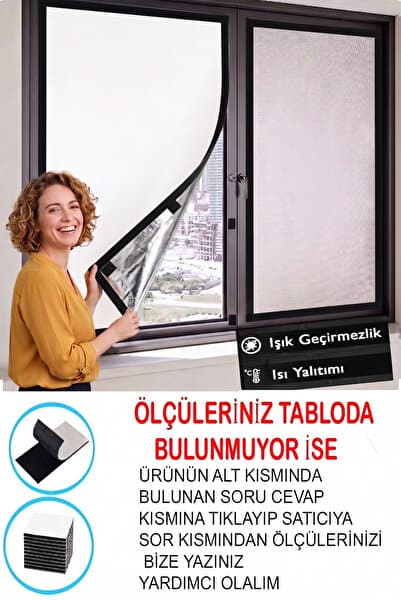 KAŞIKBEY Düz Gümüş Gri Işık Isı Geçirmez Güneşlik Perde Leke Tutmaz Karartma Güneş Perdesi