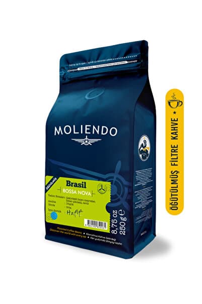 Moliendo Brasil Bossa Nova Yöresel Kahve (Öğütülmüş Filtre Kahve) 250 g