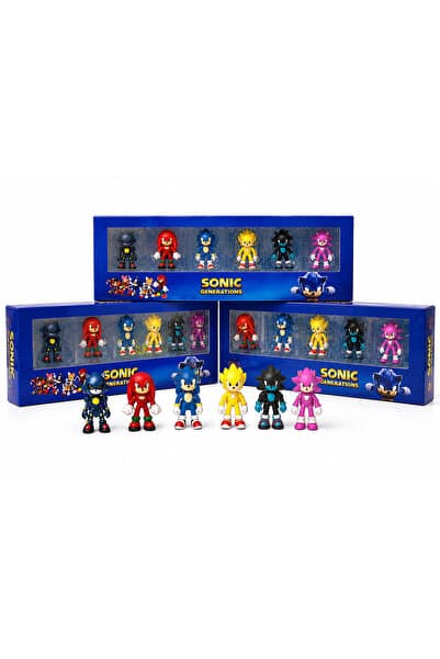 Toyzoy Toys Kirpi Sonic ve Arkadaşları 6'lı figür seti & Kaliteli Eğlenceli