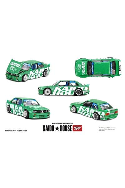 Mini GT Kaido House Kaido House x Mini GT BMW M3 Kaido Works V2- Green