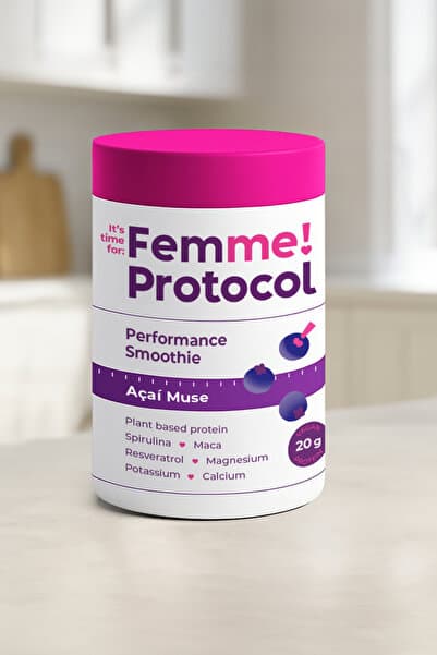Femme Protocol Acai Muse Vegan Protein Tozu 360g –12 Servis