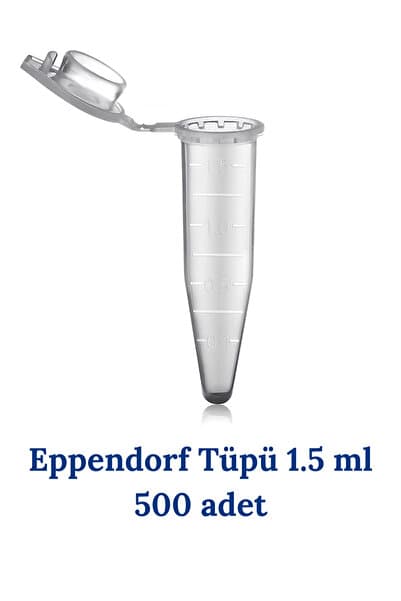 Mr. Crowley Eppendorf Tüpü 1.5 ml 500 adet Laboratuvar Uygun