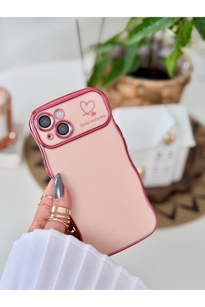 Go Aksesuar Iphone 14 VE Iphone 13 Uyumlu LAZER Özellikli DARBE ÖNLEYİCİ SİLİKON Kılıf
