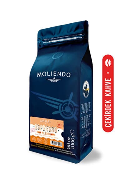 Moliendo Amalfi Espresso Blend Kahve (Çekirdek Kahve) 1000 g