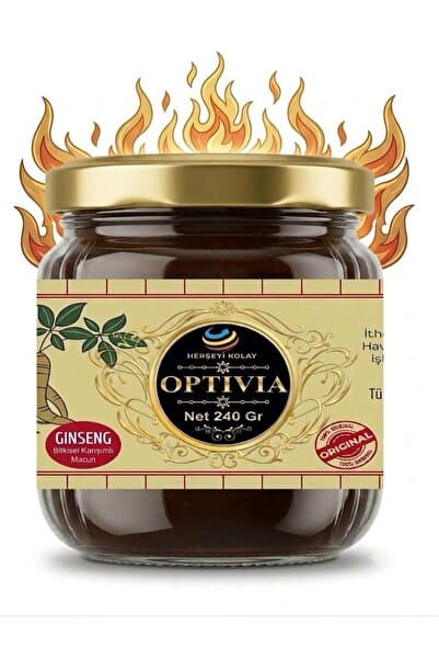 Herşeyi Kolay Macun Macunu Bitkisel Happy net 240gr Optivian Atom Macun Macunu Kuvvetli Macunu Macun