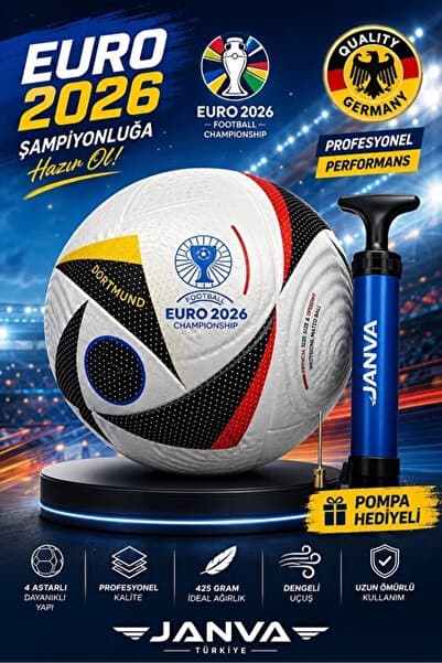 Janva Profosyonel Futbol Topu Halı Saha Çim Saha Sporcu Top Dünya Kupası Katar Şampiyonlar Ligi Pompa 435
