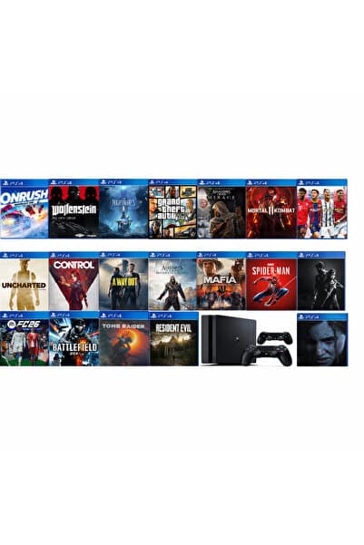 Çınar Bilişim Dünyası Gold Paket2 Onsekiz Oyun Türkçe Mucizesi PS4 1Tb Yenı Ilanımız