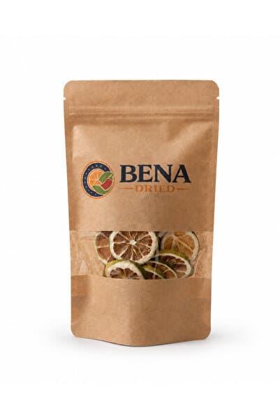 Bena Dried Kurutulmuş Limon Dilimleri (Kuru Limon) 50 g – Çay, İçecek, Kokteyl ve Tarifler İçin